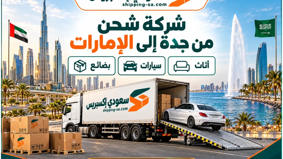 شركة شحن من جدة إلى الإمارات أثاث وسيارات وبضائع