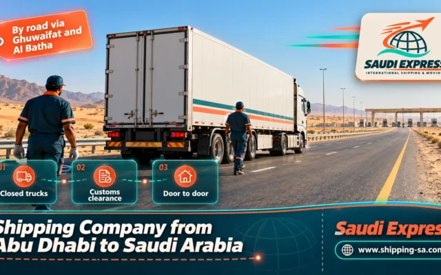 Shipping Company from Abu Dhabi to Saudi Arabia