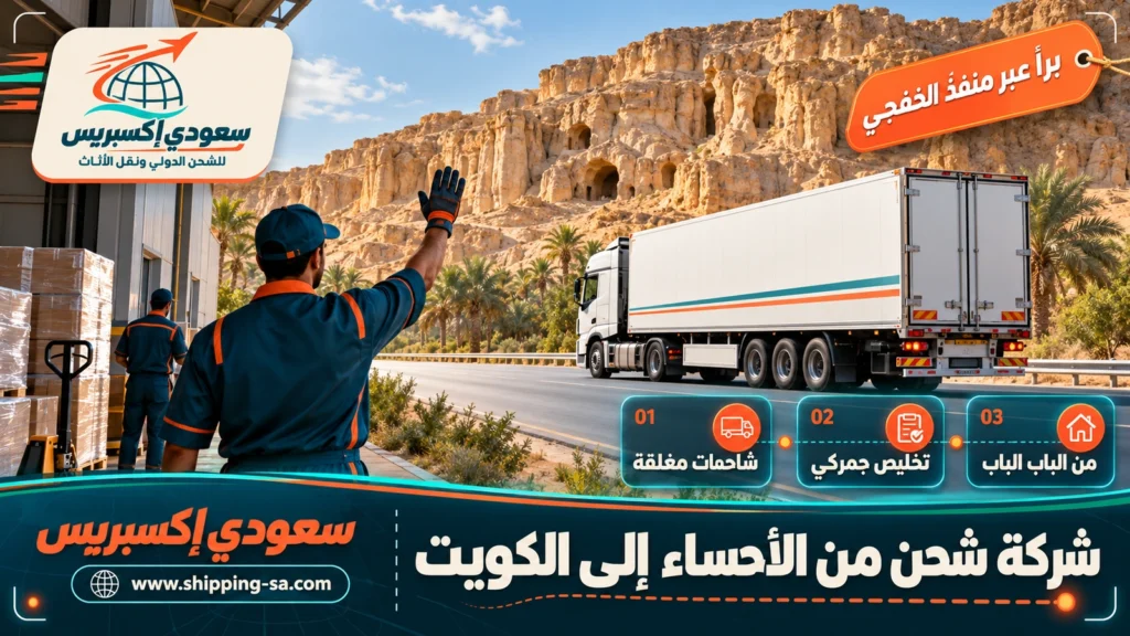 شركة شحن من الأحساء إلى الكويت