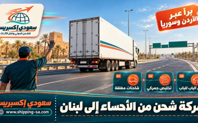 شركة شحن من الأحساء إلى لبنان