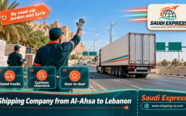Shipping Company from Al-Ahsa to Lebanon