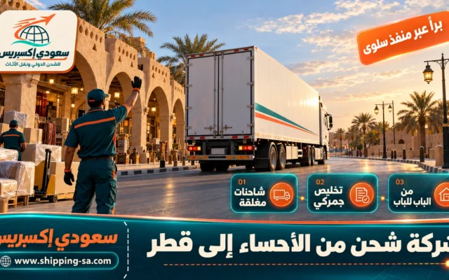 شركة شحن من الأحساء إلى قطر