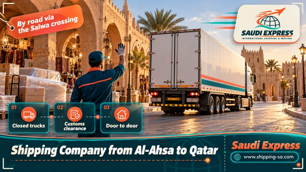 Shipping Company from Al-Ahsa to Qatar