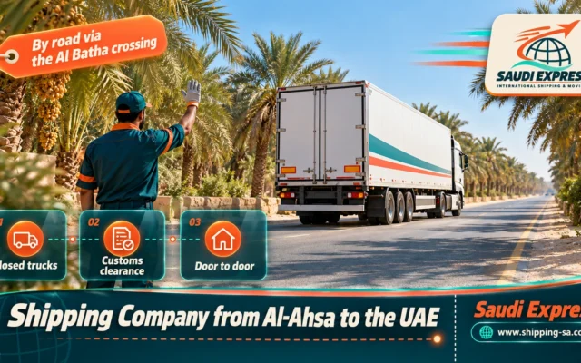 Shipping Company from Al-Ahsa to the UAE