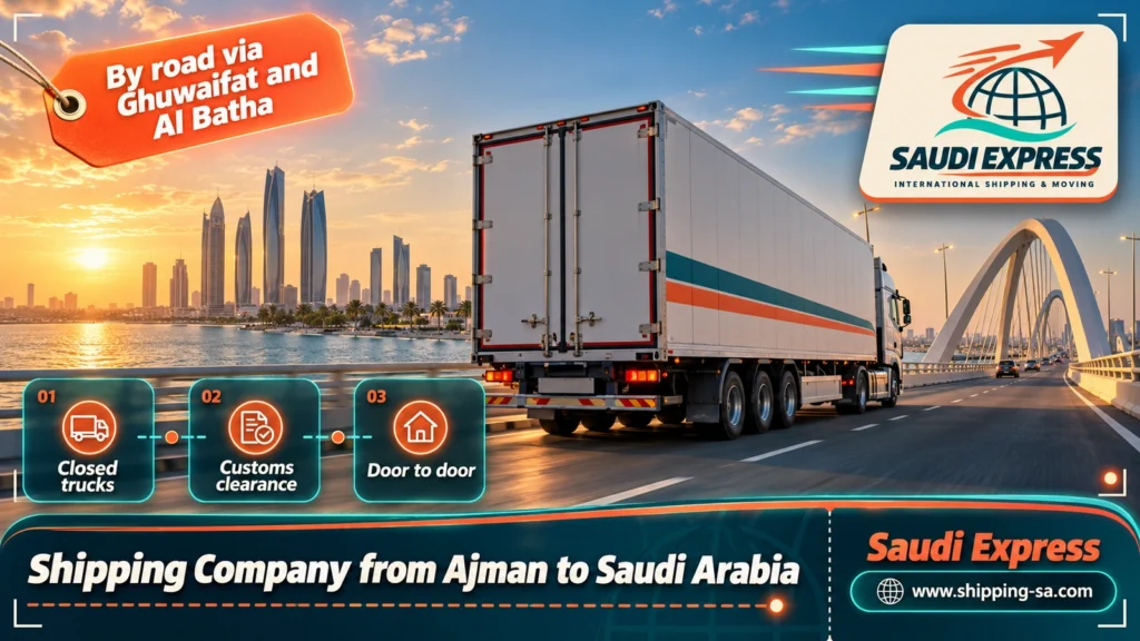 Shipping Company from Ajman to Saudi Arabia