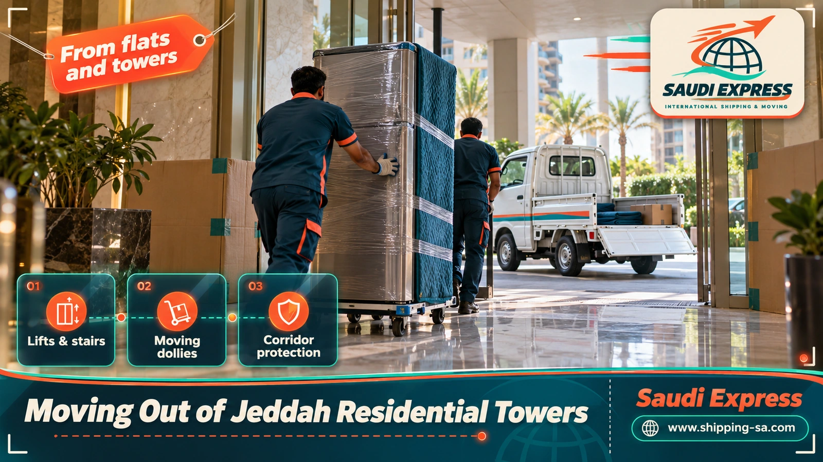 Moving Out of Jeddah Residential Towers