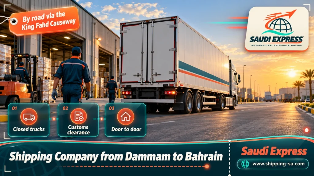 Shipping Company from Dammam to Bahrain