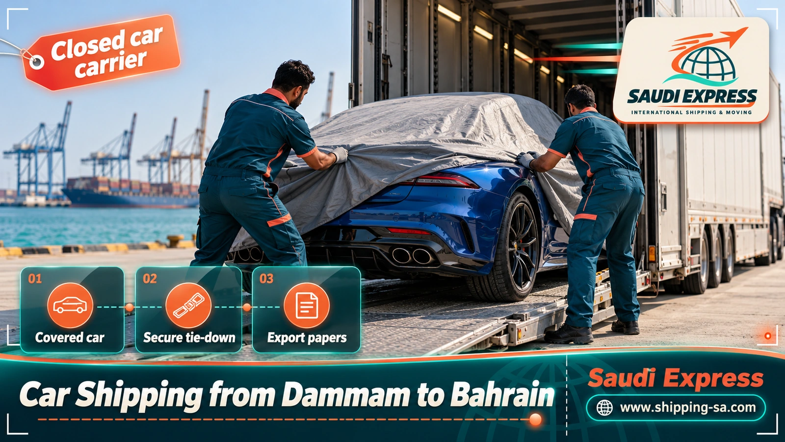 Car Shipping from Dammam to Bahrain