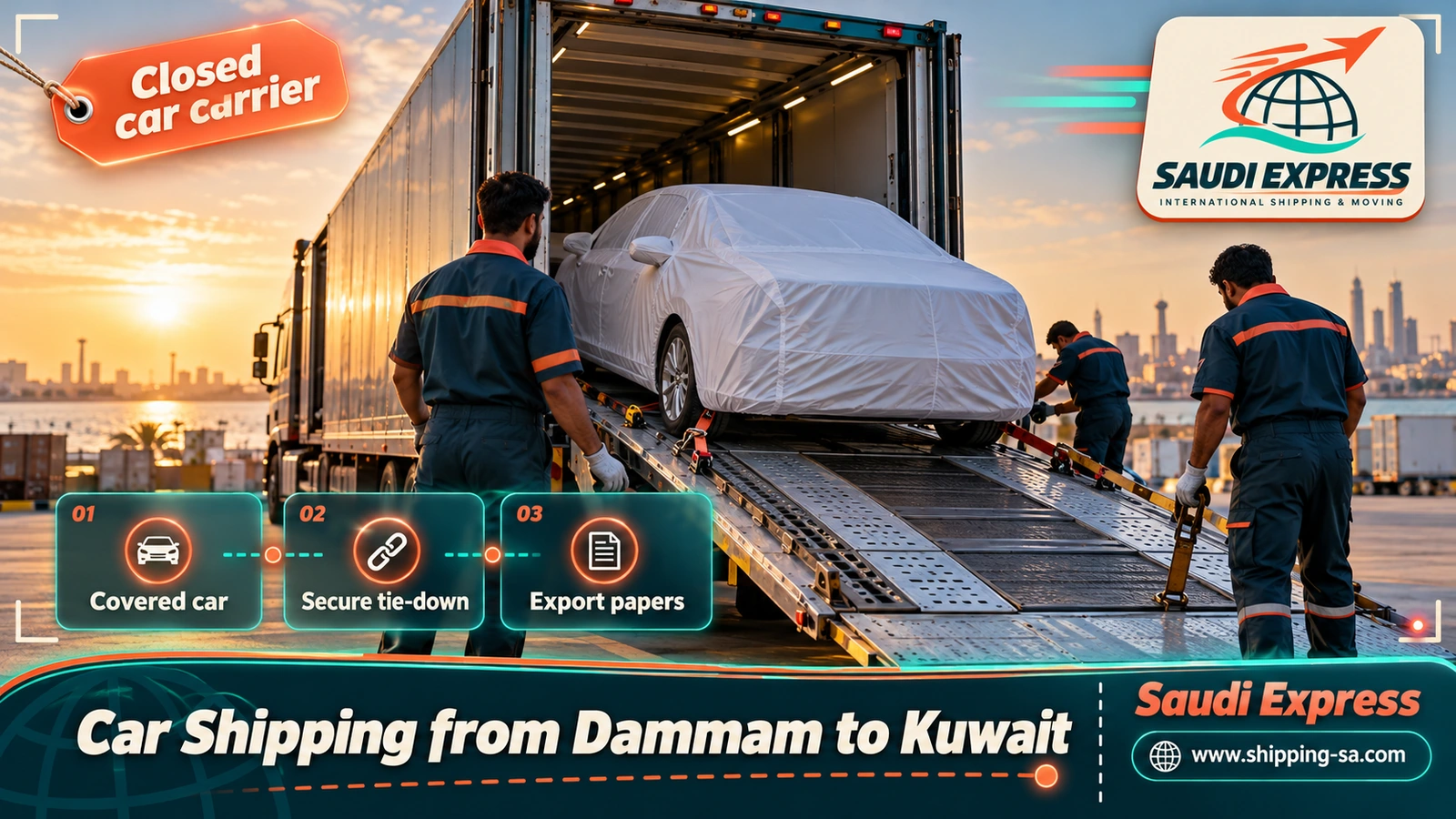 Car Shipping from Dammam to Kuwait