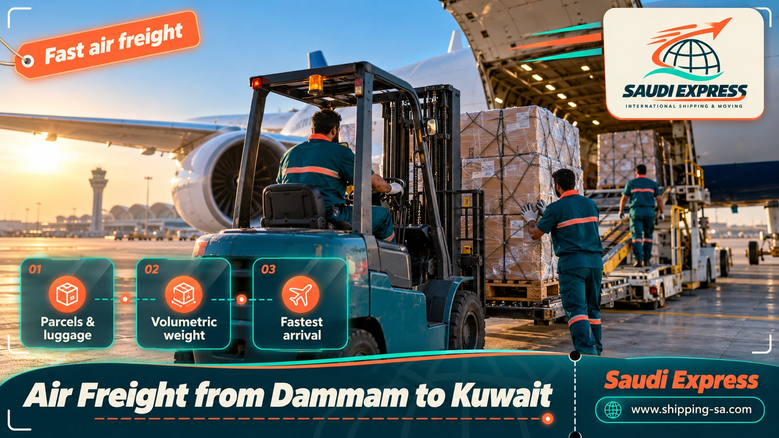 Air Freight from Dammam to Kuwait