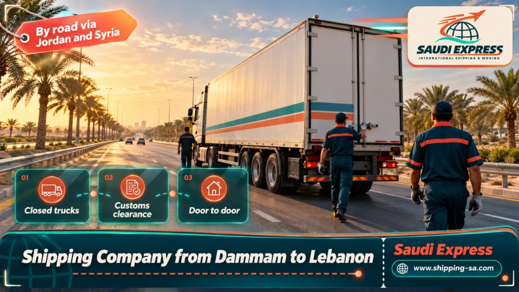 Shipping Company from Dammam to Lebanon