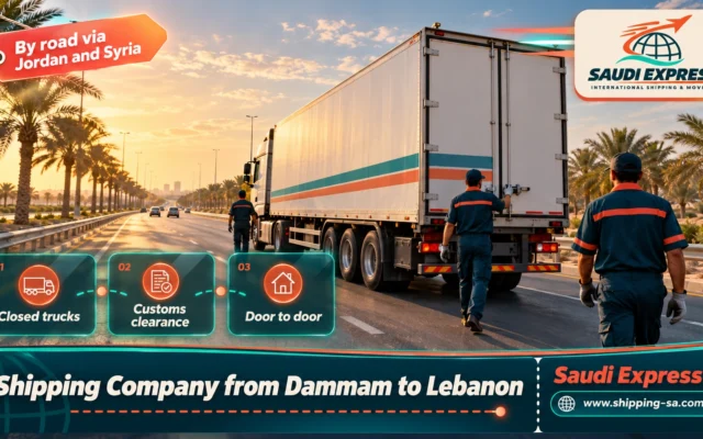 Shipping Company from Dammam to Lebanon