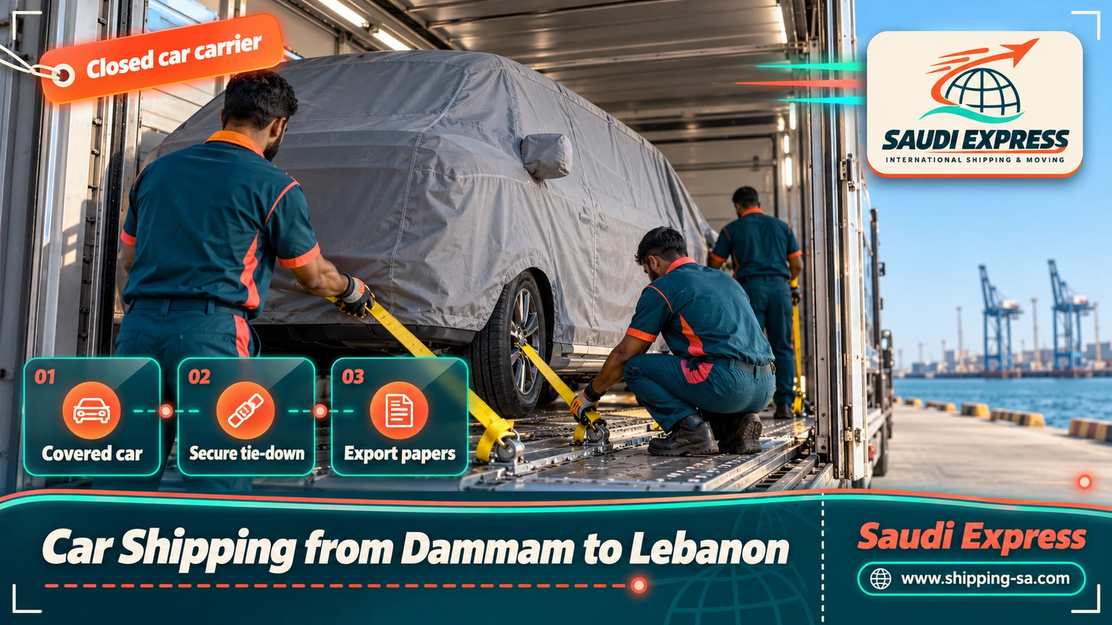 Car Shipping from Dammam to Lebanon