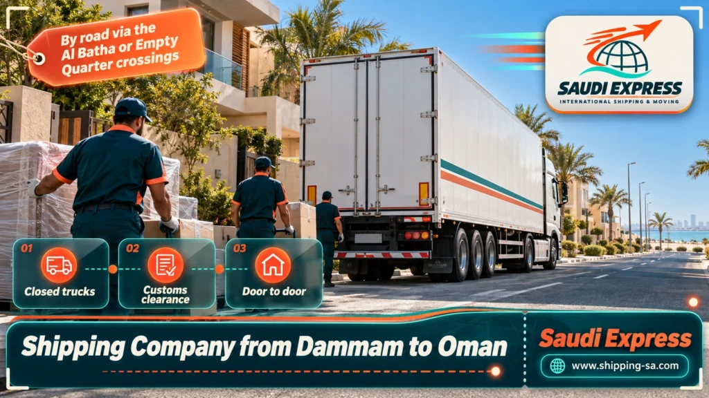 Shipping Company from Dammam to Oman