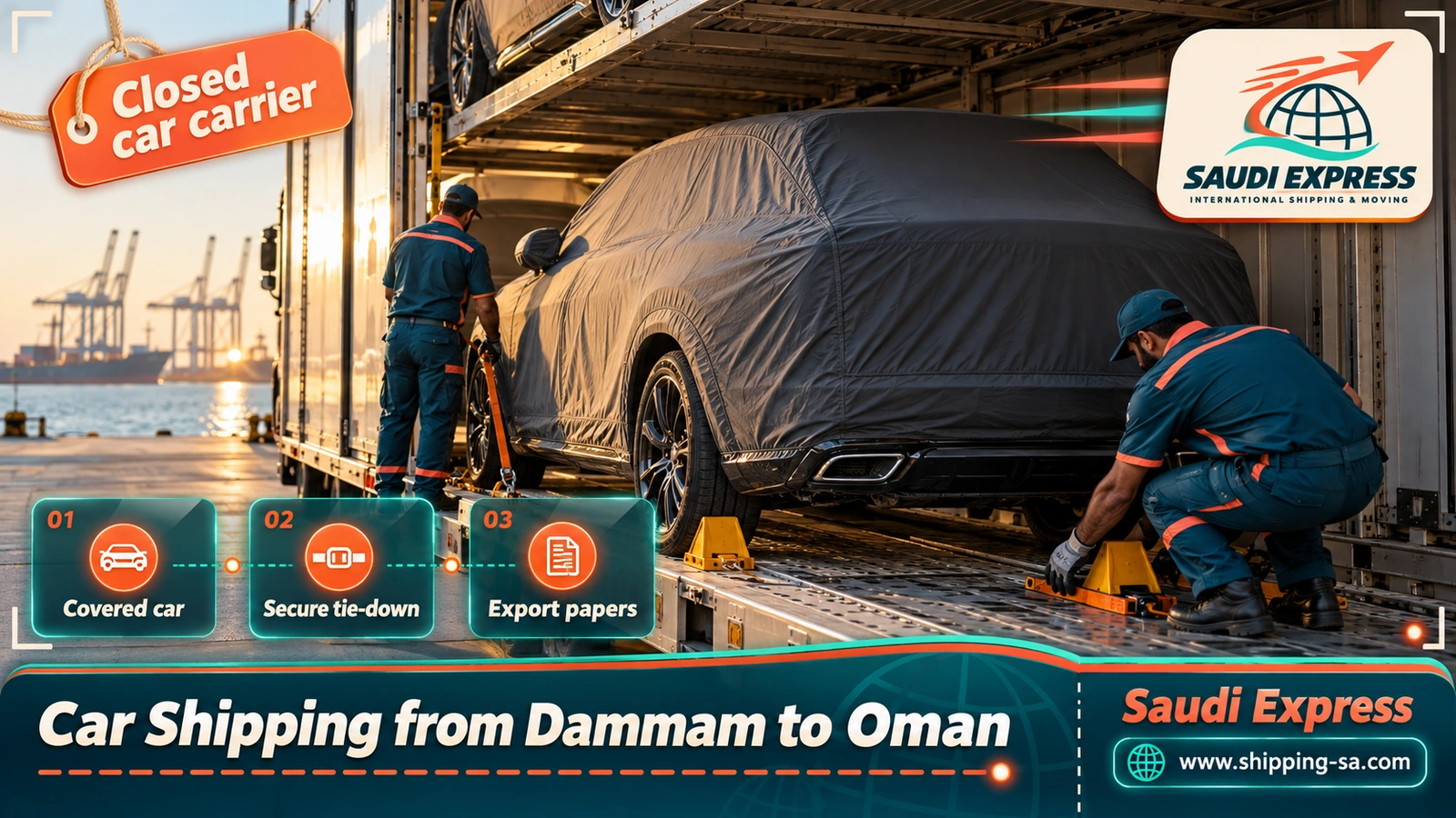 Car Shipping from Dammam to Oman