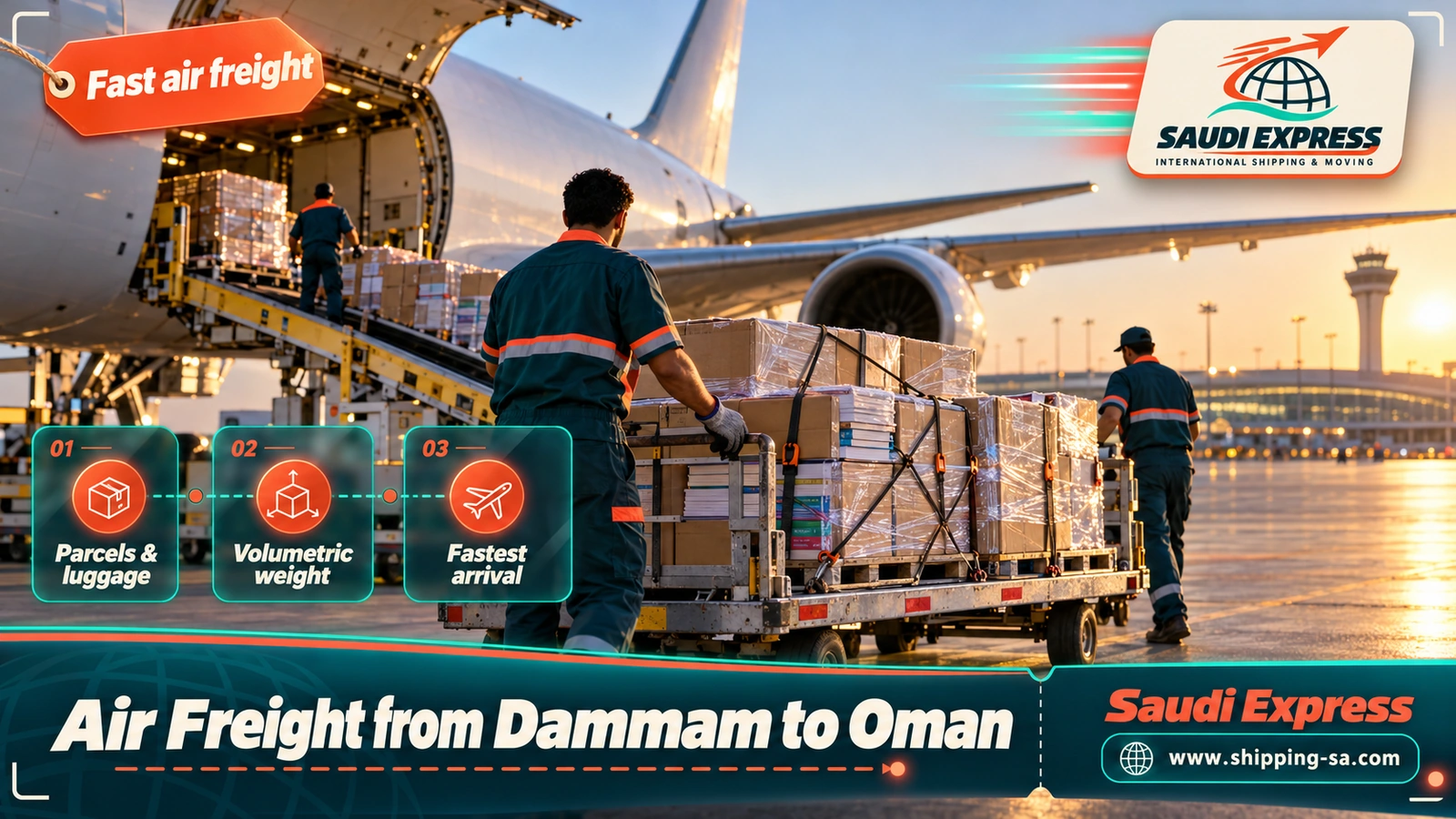 Air Freight from Dammam to Oman