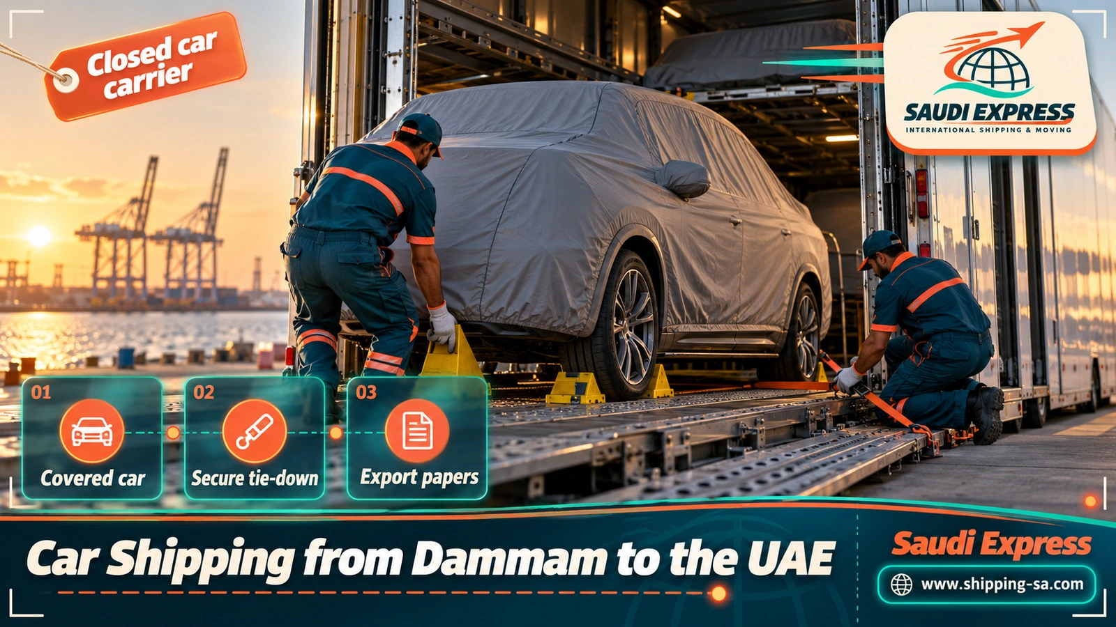 Car Shipping from Dammam to the UAE