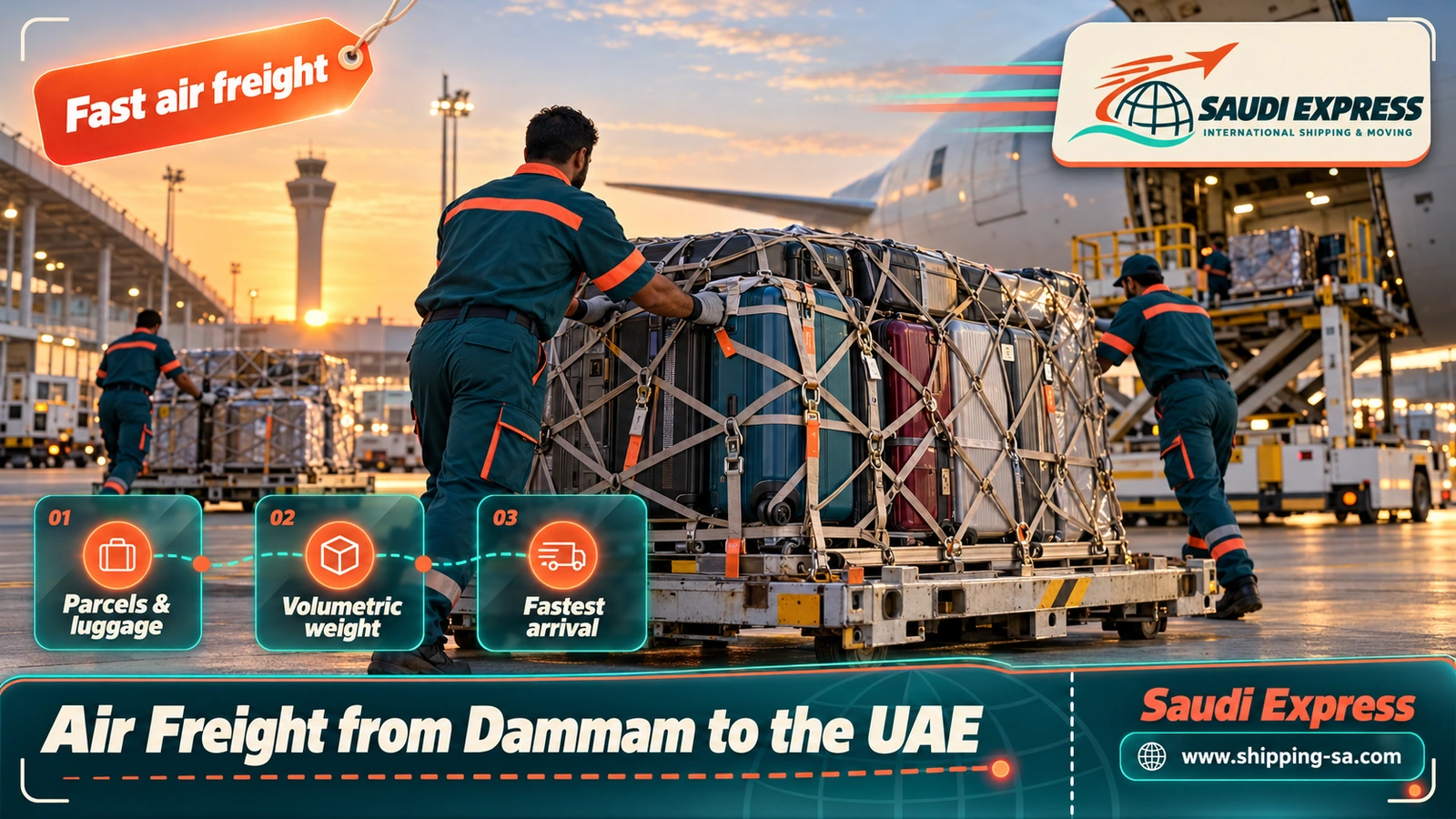 Air Freight from Dammam to the UAE