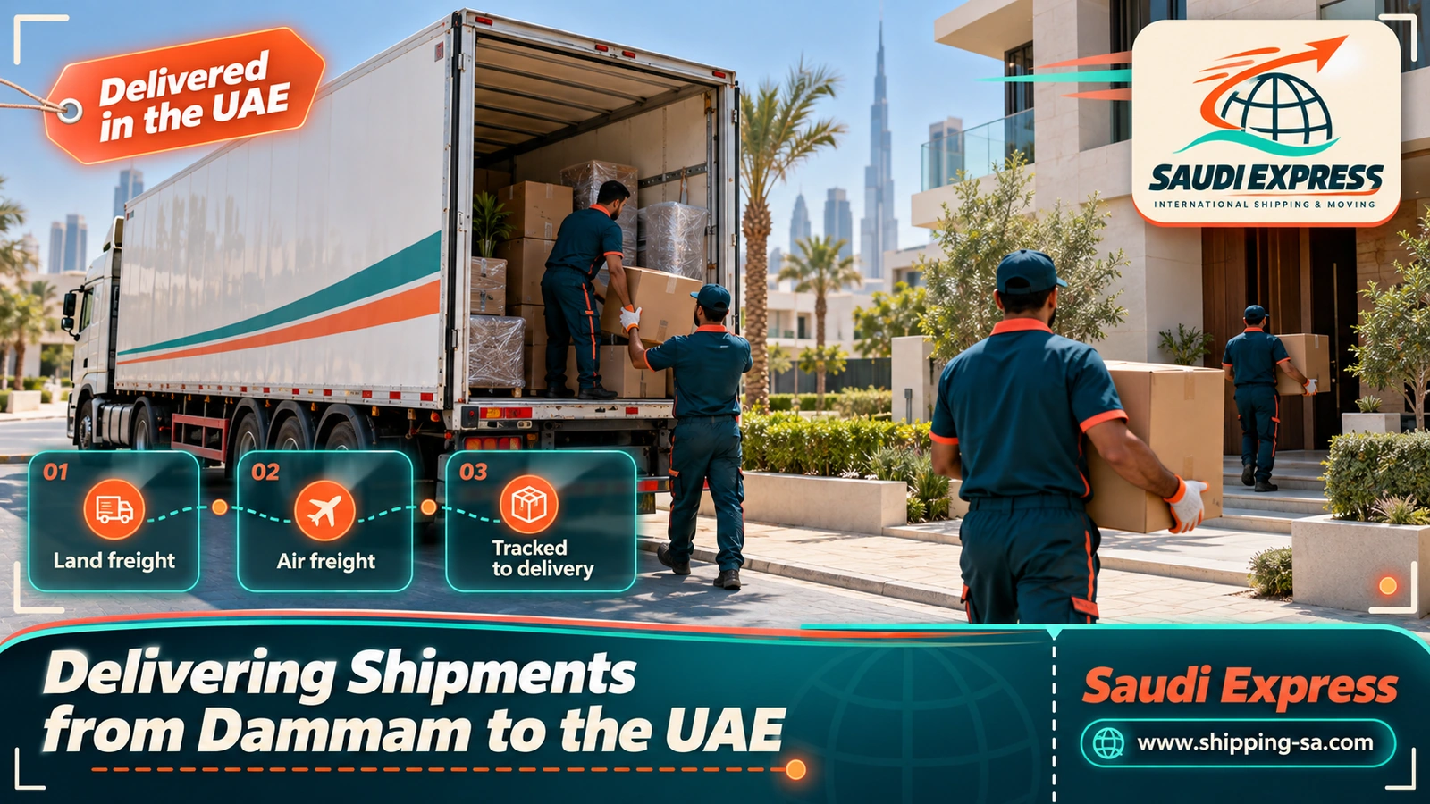 Delivering Shipments from Dammam to the UAE