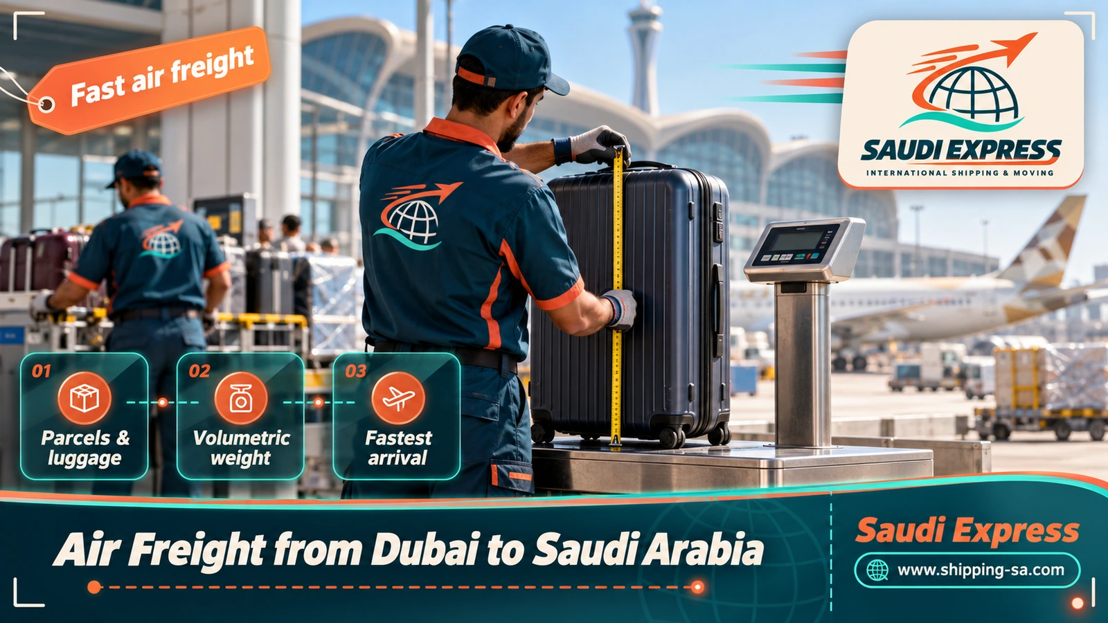 Air Freight from Dubai to Saudi Arabia