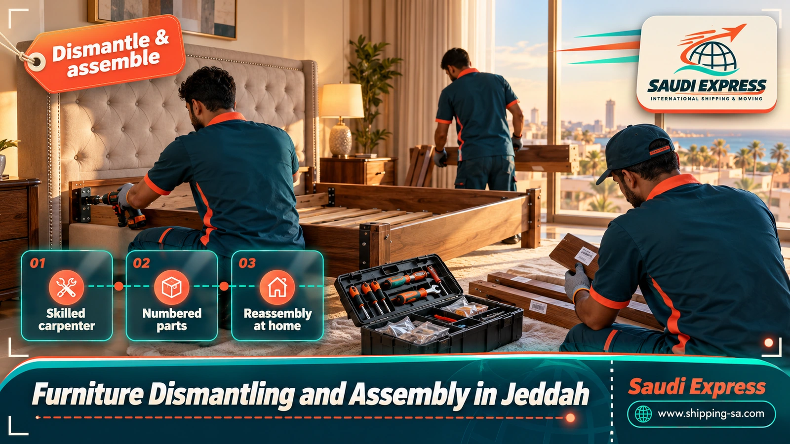 Furniture Dismantling and Assembly in Jeddah