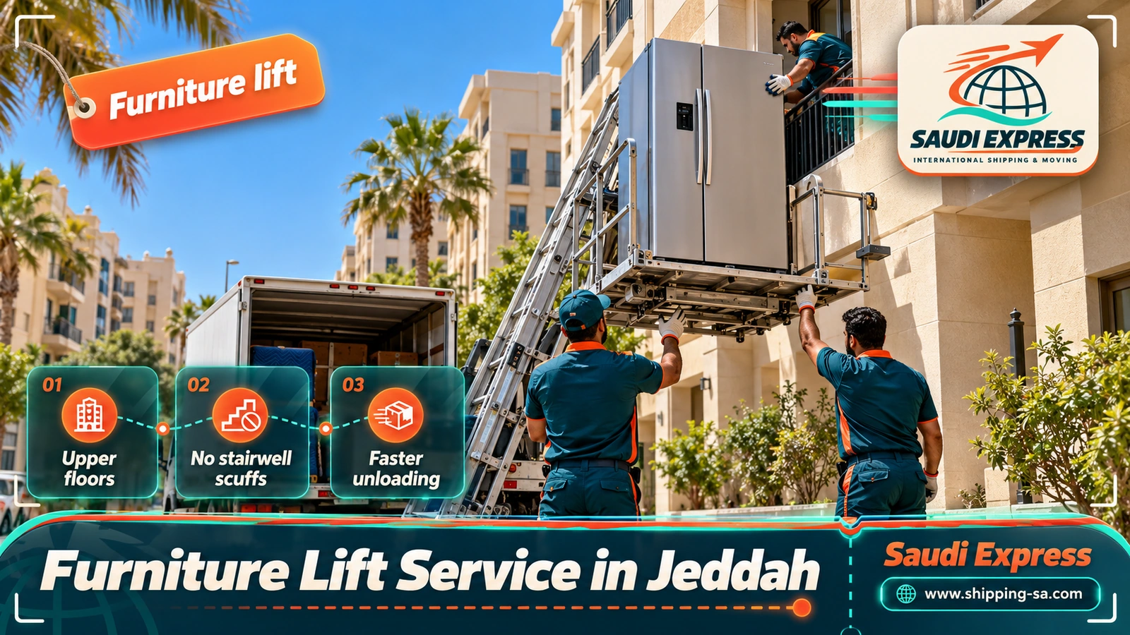 Furniture Lift Service in Jeddah