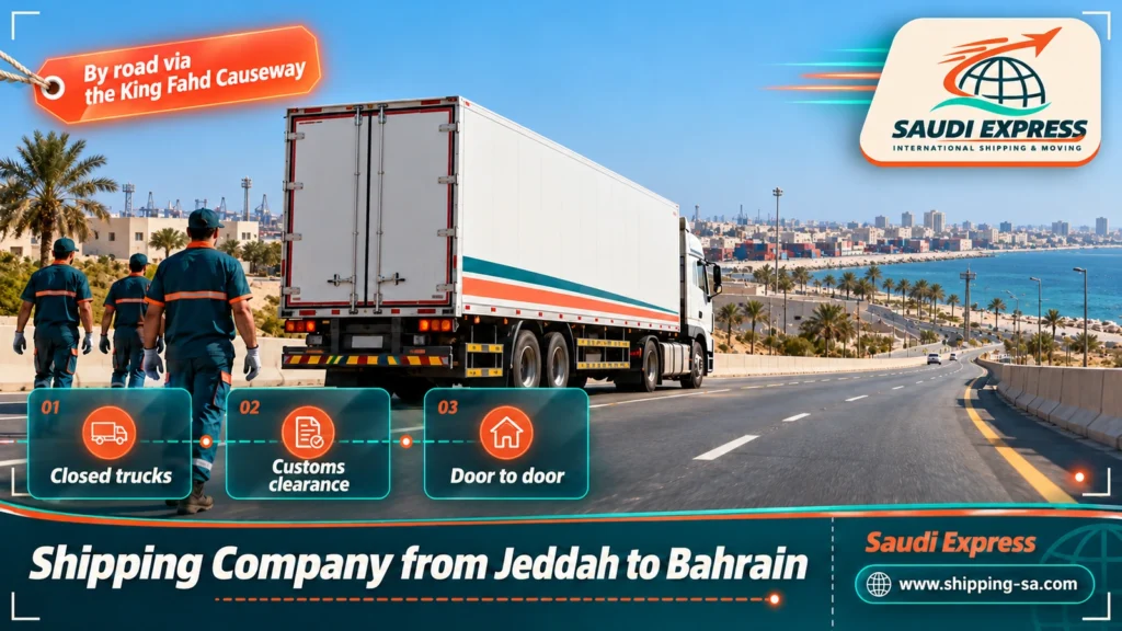 Shipping Company from Jeddah to Bahrain
