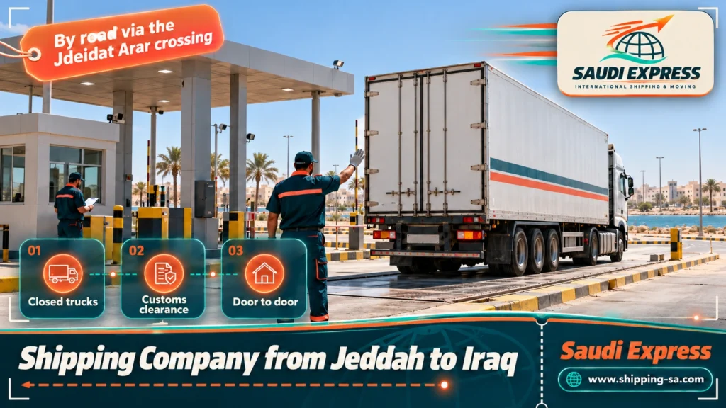 Shipping Company from Jeddah to Iraq