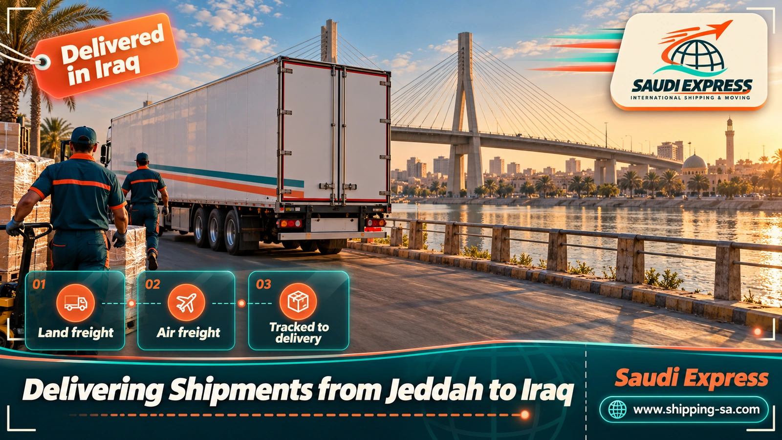 Delivering Shipments from Jeddah to Iraq