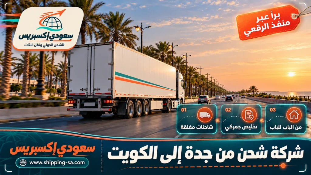 شركة شحن من جدة إلى الكويت