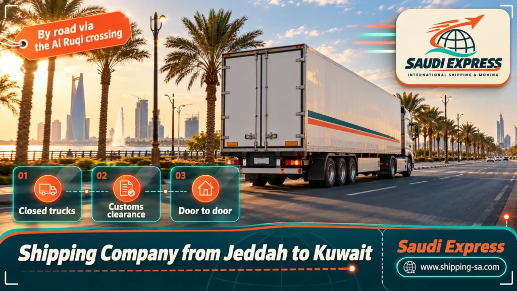 Shipping Company from Jeddah to Kuwait