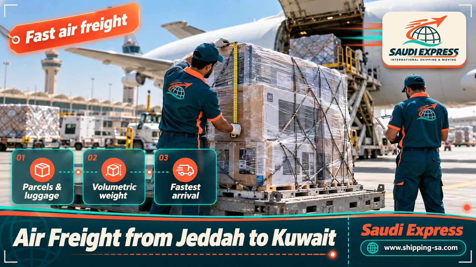 Air Freight from Jeddah to Kuwait