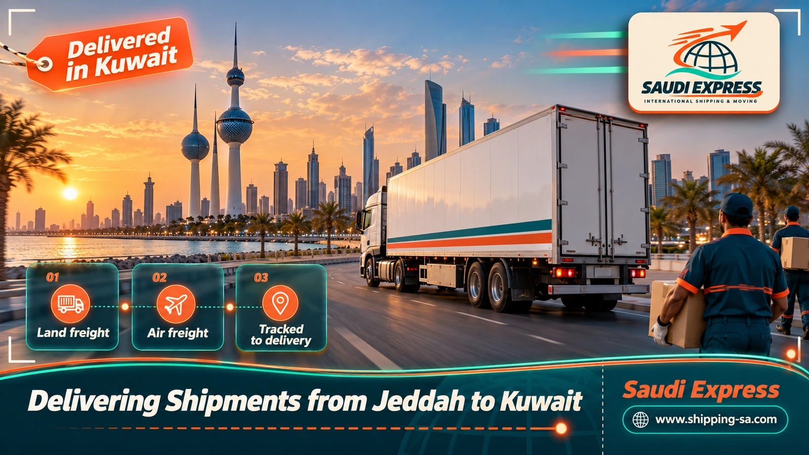 Delivering Shipments from Jeddah to Kuwait