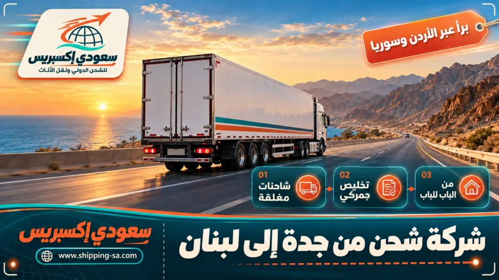 شركة شحن من جدة إلى لبنان
