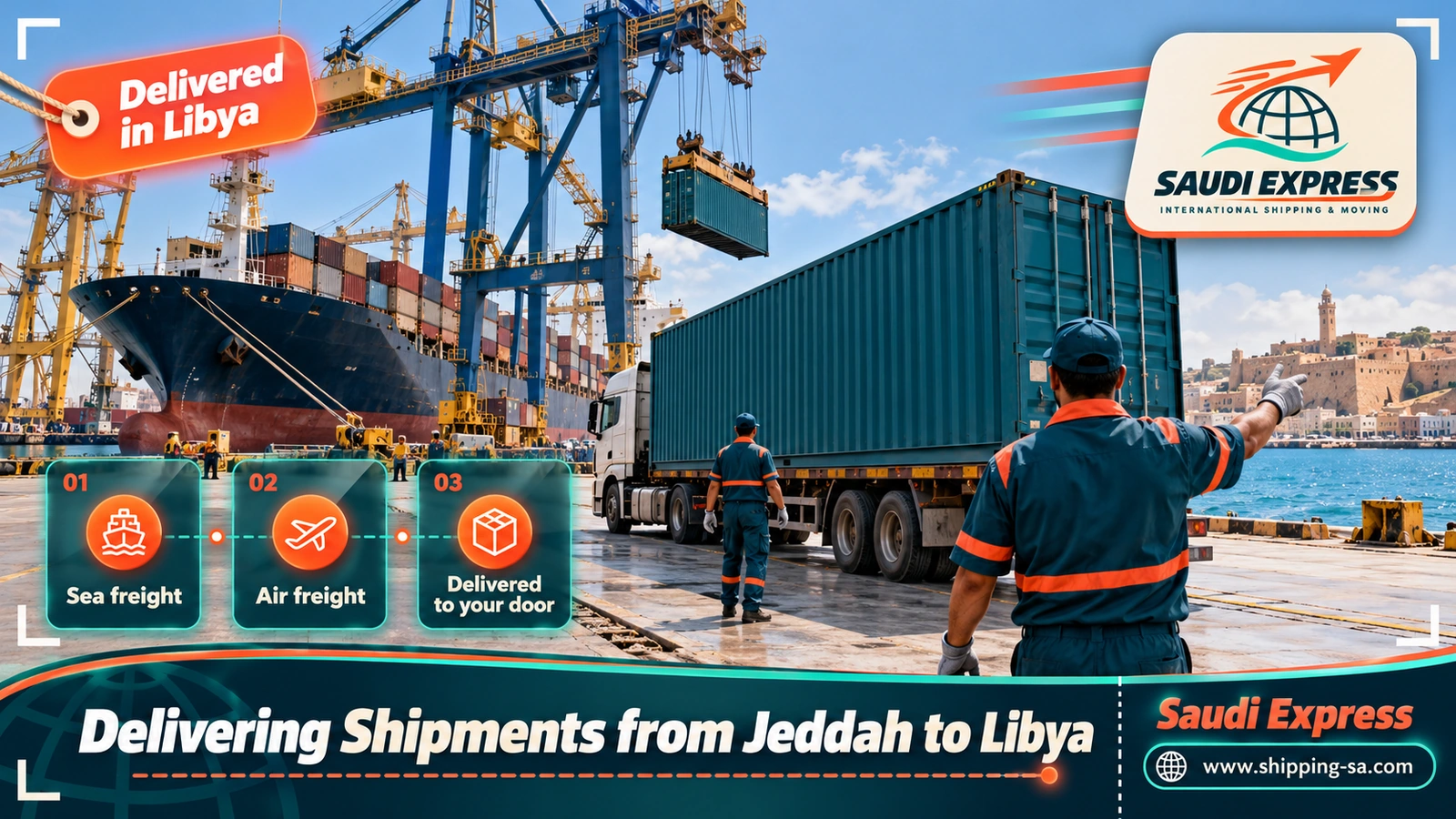 Delivering Shipments from Jeddah to Libya