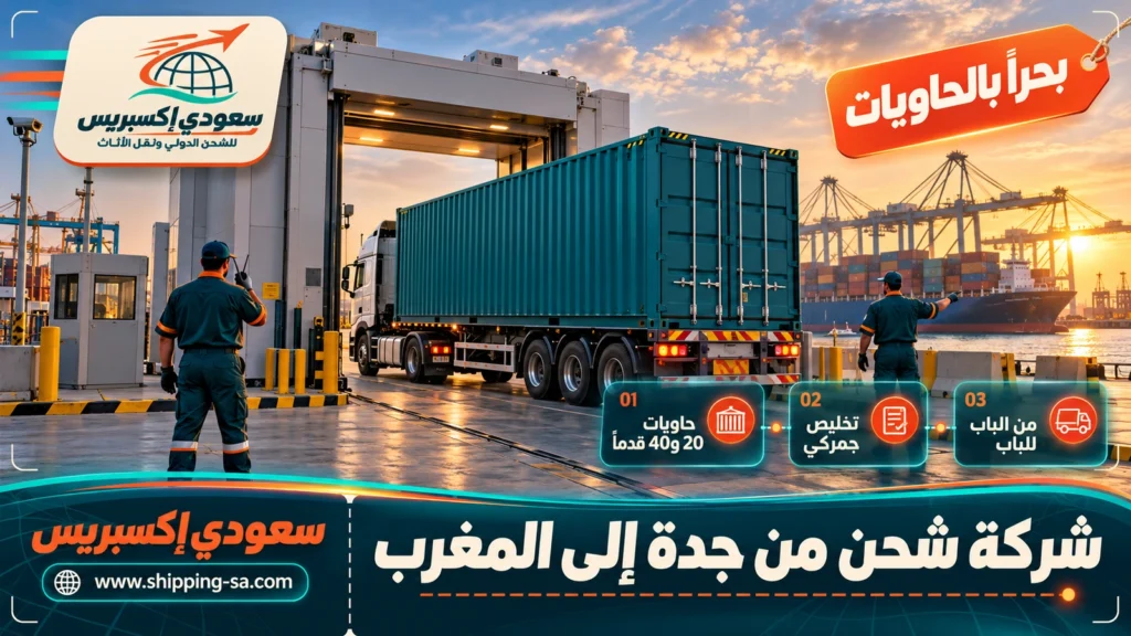 شركة شحن من جدة إلى المغرب