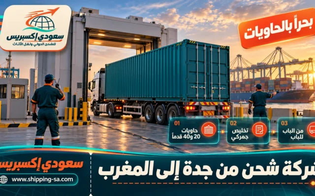 شركة شحن من جدة إلى المغرب