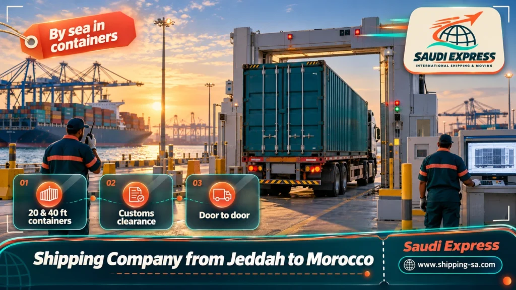 Shipping Company from Jeddah to Morocco