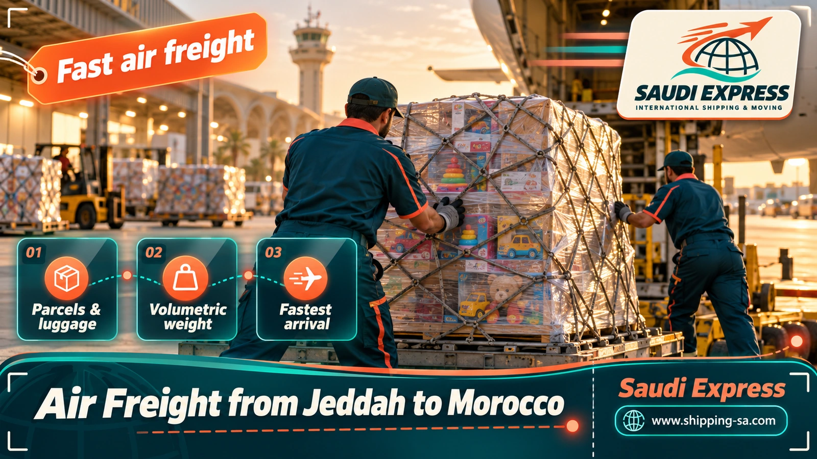 Air Freight from Jeddah to Morocco
