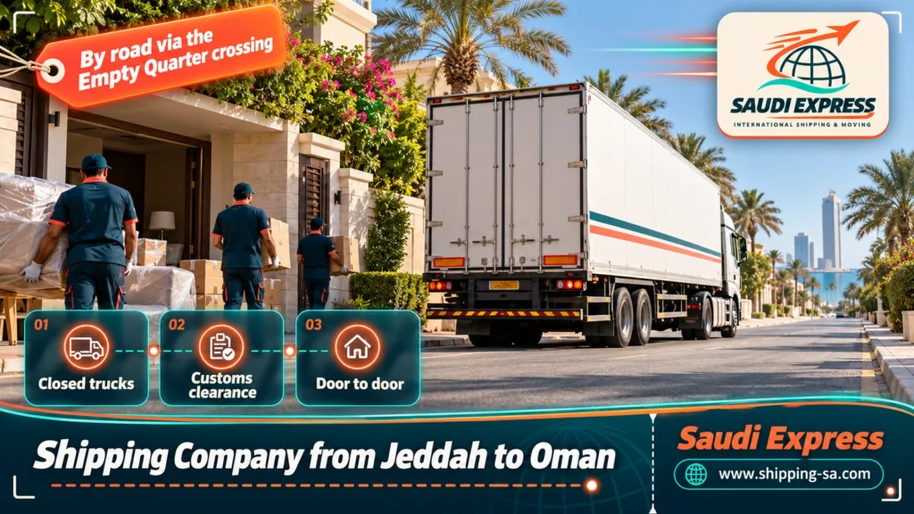 Shipping Company from Jeddah to Oman