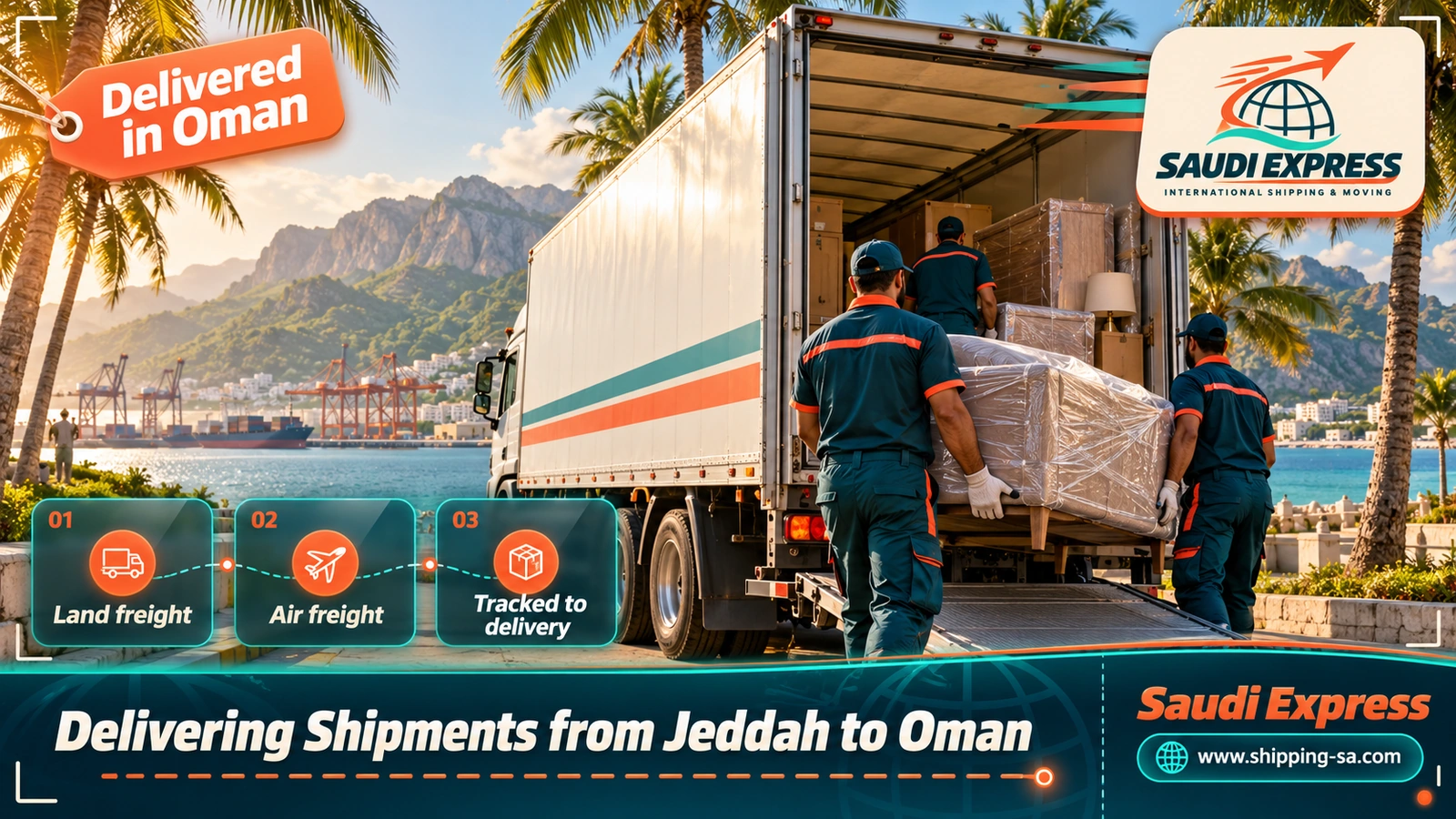 Delivering Shipments from Jeddah to Oman