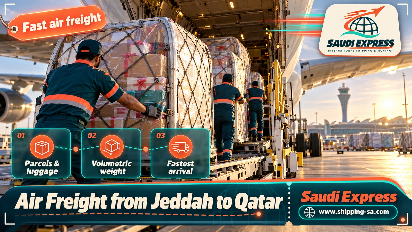 Air Freight from Jeddah to Qatar