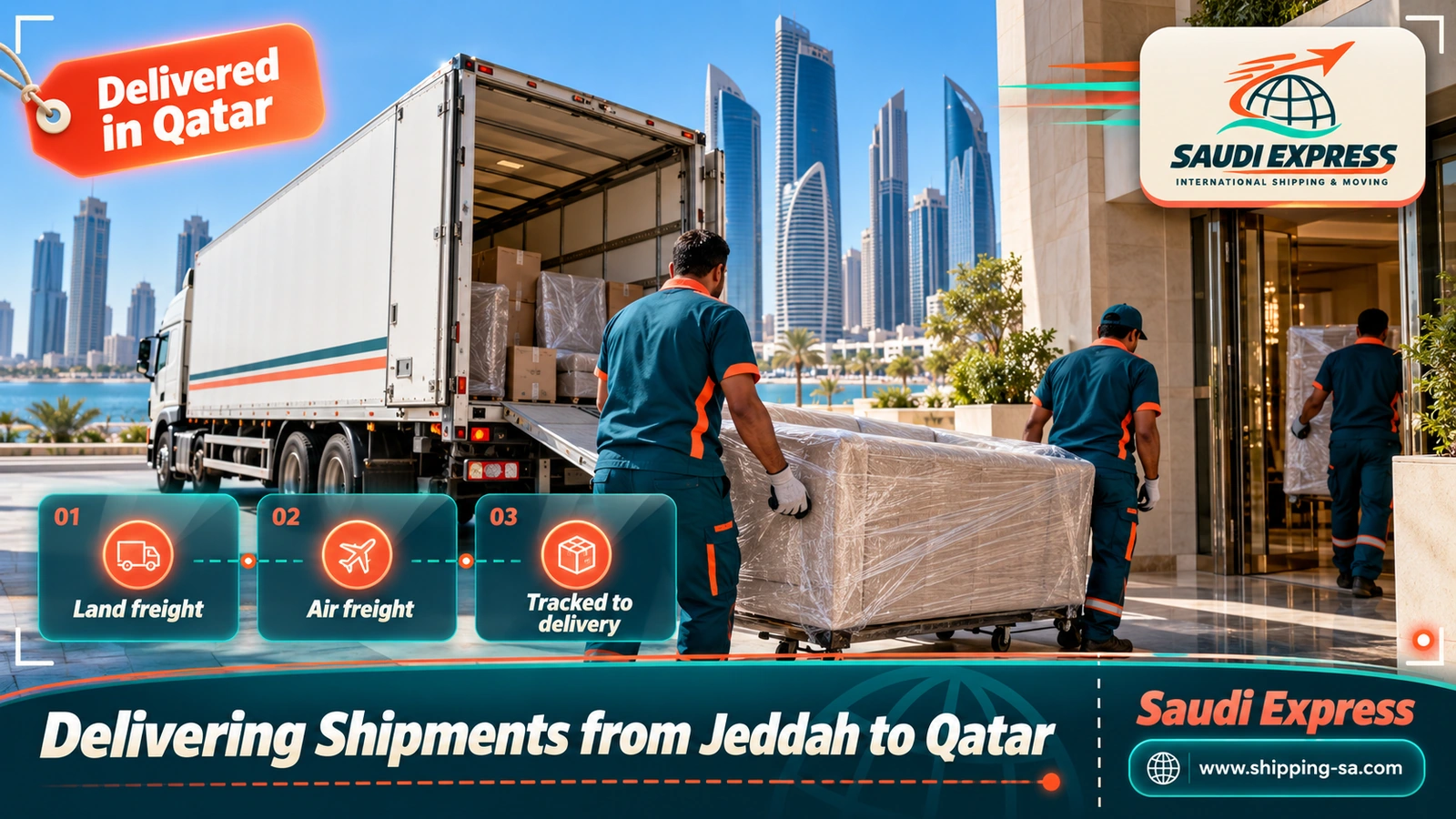 Delivering Shipments from Jeddah to Qatar