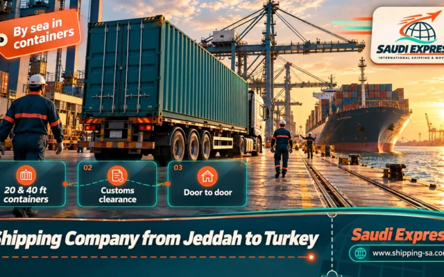 Shipping Company from Jeddah to Turkey