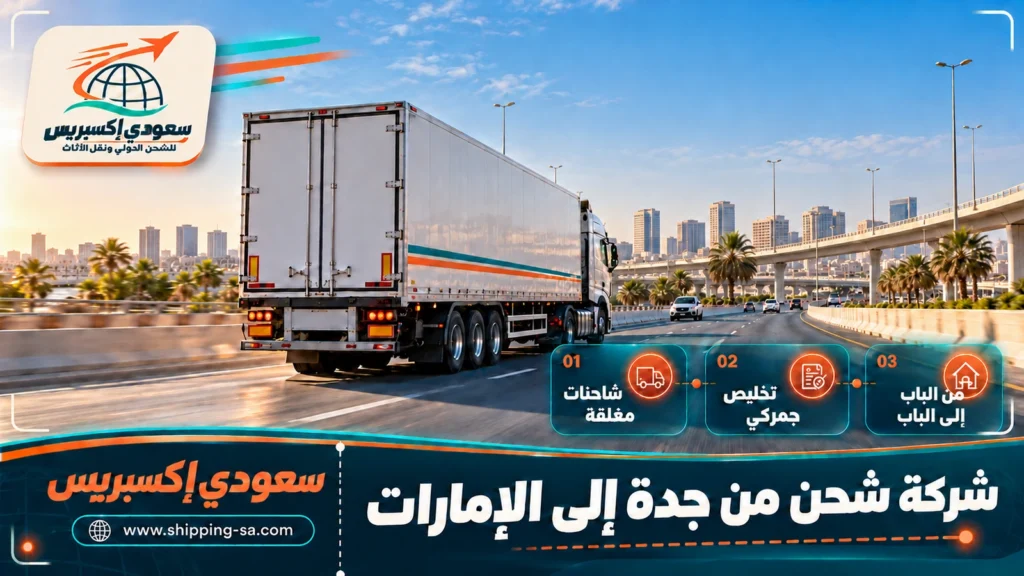 شركة شحن من جدة إلى الإمارات