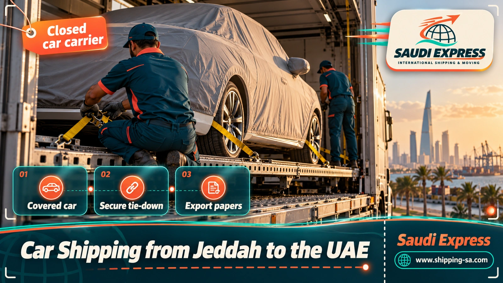 Car Shipping from Jeddah to the UAE