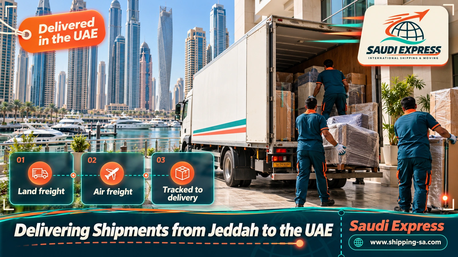 Delivering Shipments from Jeddah to the UAE