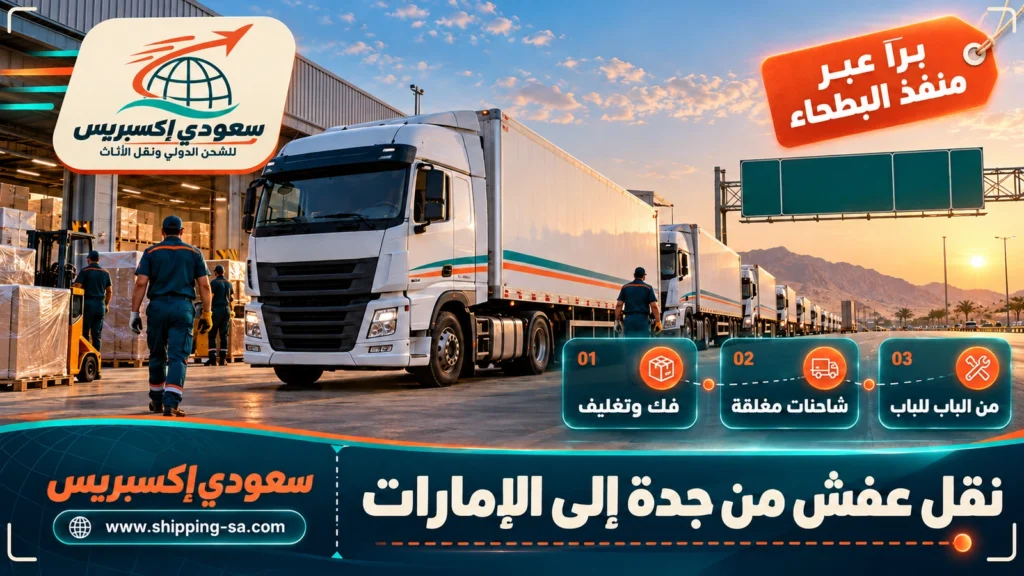 نقل عفش من جدة إلى الإمارات