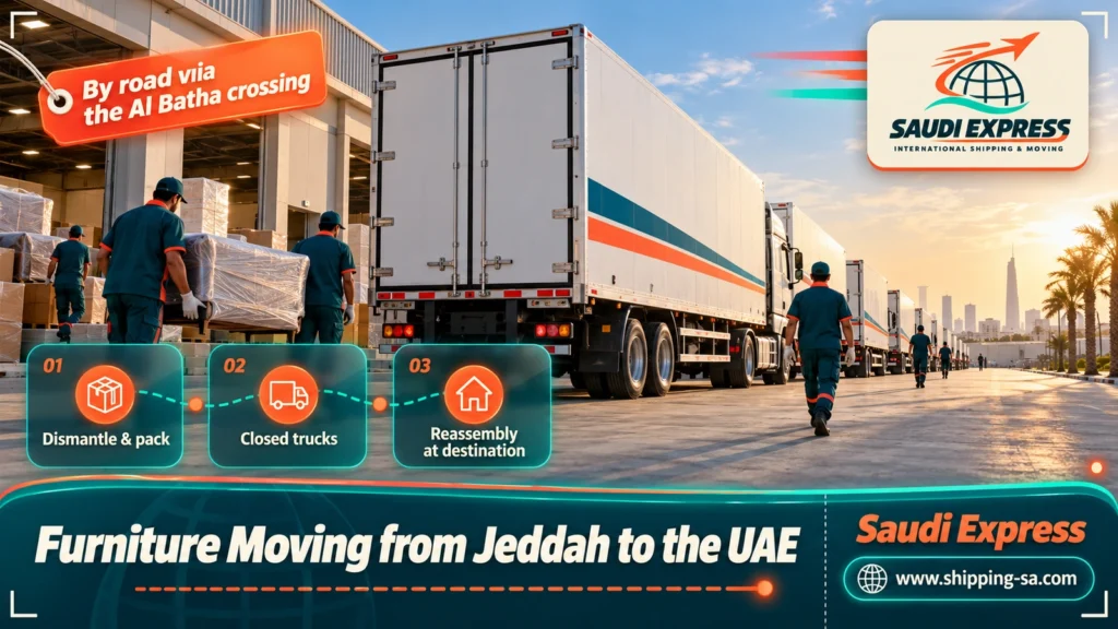 Furniture Moving from Jeddah to the UAE
