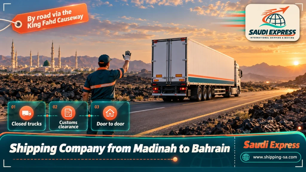 Shipping Company from Madinah to Bahrain